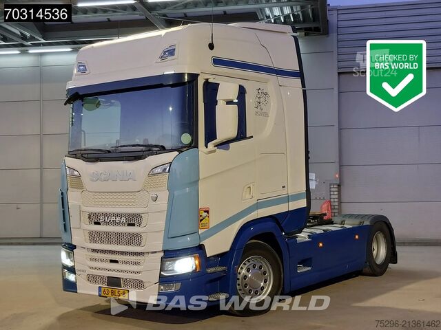 Estándar-SZM Scania S410 4X2 NL-Truck Retarder 2xTanks Standklima