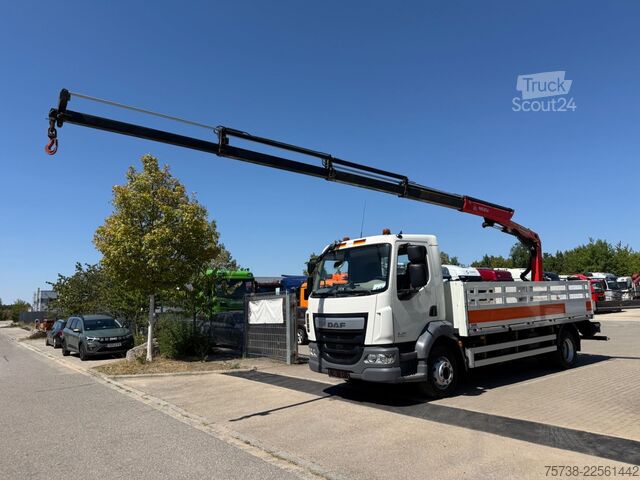 LKW mit Pritsche (offen) DAF LF 230 Pritsche+Kran Palfinger PK8501