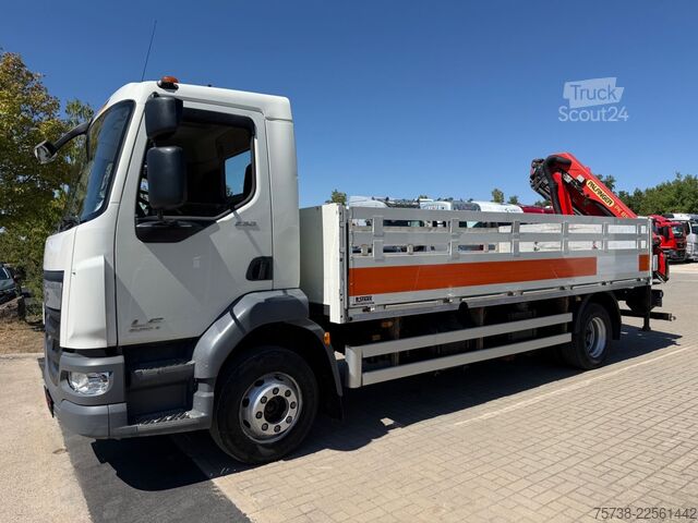 LKW mit Pritsche (offen) DAF LF 230 Pritsche+Kran Palfinger PK8501