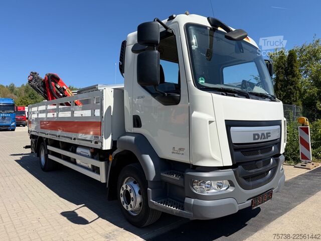 LKW mit Pritsche (offen) DAF LF 230 Pritsche+Kran Palfinger PK8501