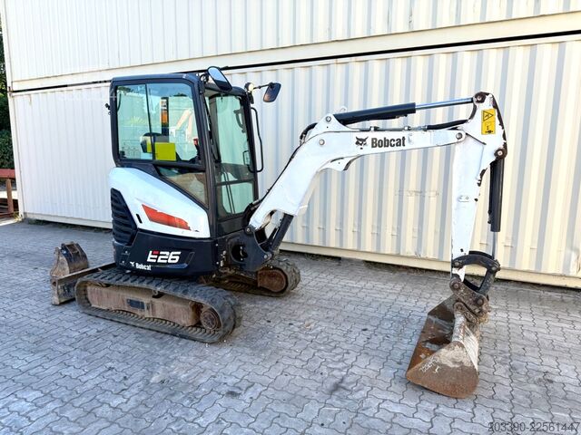 Minigraver BOBCAT E26 / 2021 BJ / 2 x Löffel / 1.665 H