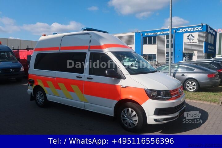 Camion de pompiers VW Nr.B73 T6 KTW / 1.Hand / Klima / DSG / SHZ
