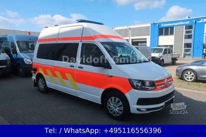 Camion de pompiers VW Nr.B73 T6 KTW / 1.Hand / Klima / DSG / SHZ