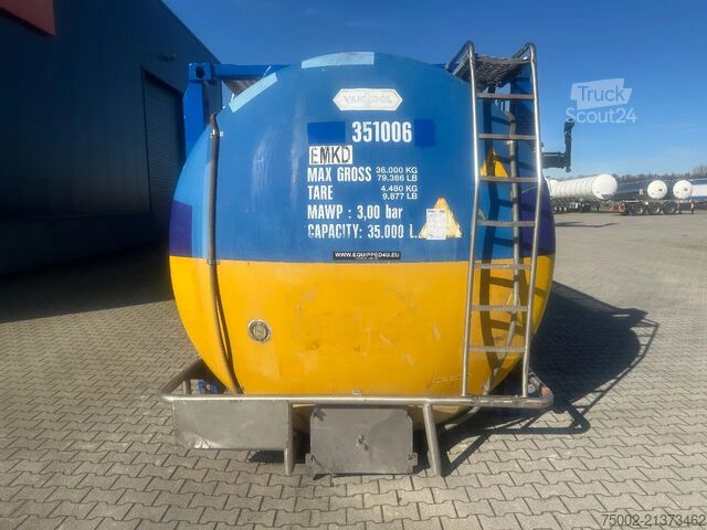 Tank konteyneri Van Hool 35.000L / 1-comp. / 20FT swapbody / T7 / EMKD /...