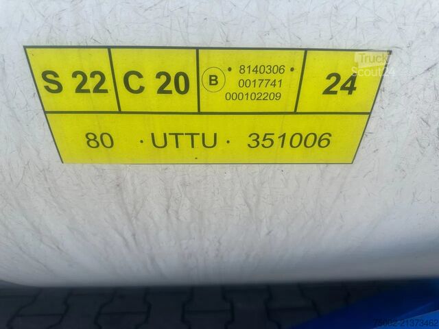 Tank konteyneri Van Hool 35.000L / 1-comp. / 20FT swapbody / T7 / EMKD /...