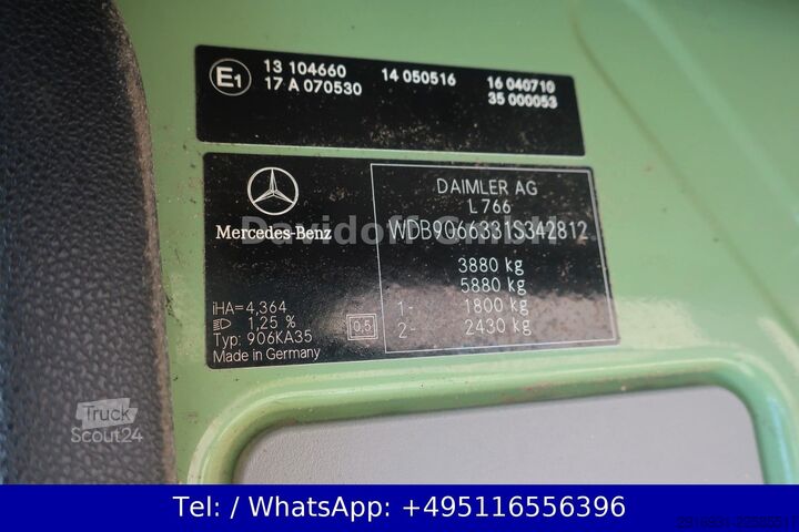 Slēgtais furgons MERCEDES-BENZ Nr.241 Sprinter 311CDI AHK / Fahrtenschreiber