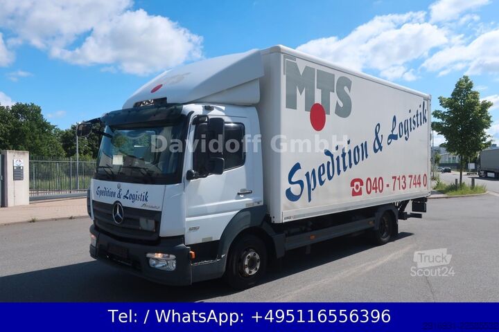 Transporter mit Koffer MERCEDES-BENZ Nr.1231 Atego 3 4x2 / Luftfahrwerk / Ladeboard.