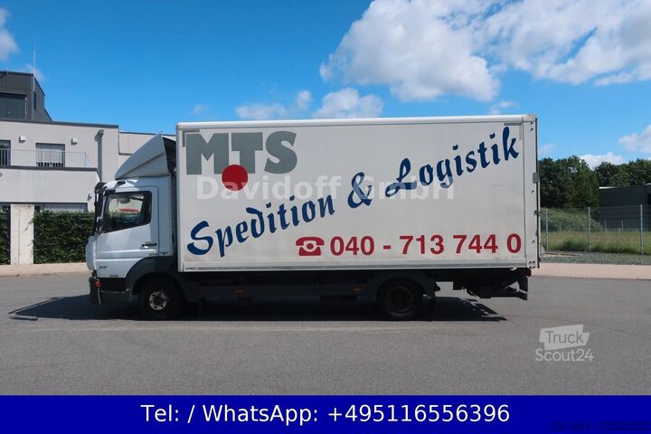 Transporter mit Koffer MERCEDES-BENZ Nr.1231 Atego 3 4x2 / Luftfahrwerk / Ladeboard.