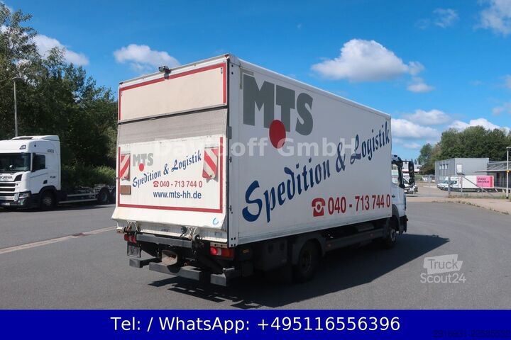 Transporter mit Koffer MERCEDES-BENZ Nr.1231 Atego 3 4x2 / Luftfahrwerk / Ladeboard.
