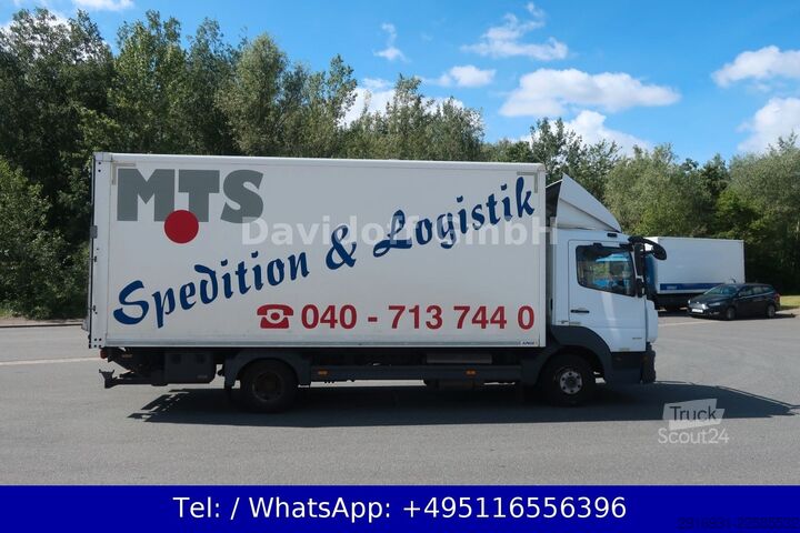 Transporter mit Koffer MERCEDES-BENZ Nr.1231 Atego 3 4x2 / Luftfahrwerk / Ladeboard.