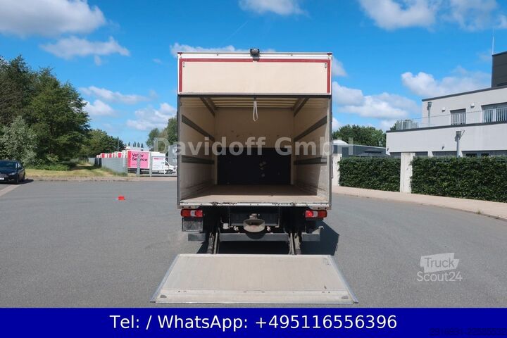 Transporter mit Koffer MERCEDES-BENZ Nr.1231 Atego 3 4x2 / Luftfahrwerk / Ladeboard.