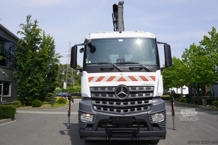 3stranný sklápěč s HDS Mercedes-Benz Arocs 1833 / 87,000 km!!! / Hds HIAB