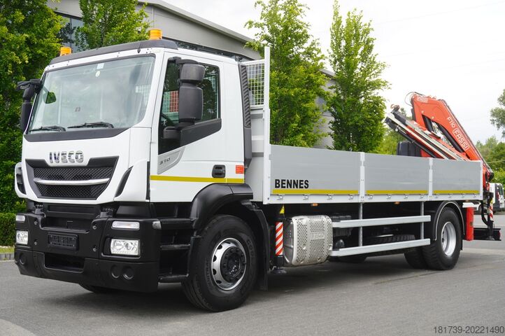 Plošina s jeřábem Iveco Stralis 310 / 34 tho km !!! / FASSI 4 t