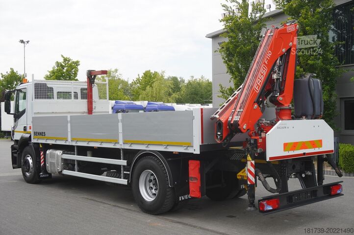 Plošina s jeřábem Iveco Stralis 310 / 34 tho km !!! / FASSI 4 t