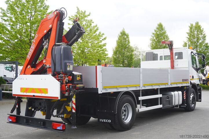 Plošina s jeřábem Iveco Stralis 310 / 34 tho km !!! / FASSI 4 t
