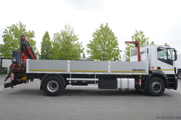 Plošina s jeřábem Iveco Stralis 310 / 34 tho km !!! / FASSI 4 t