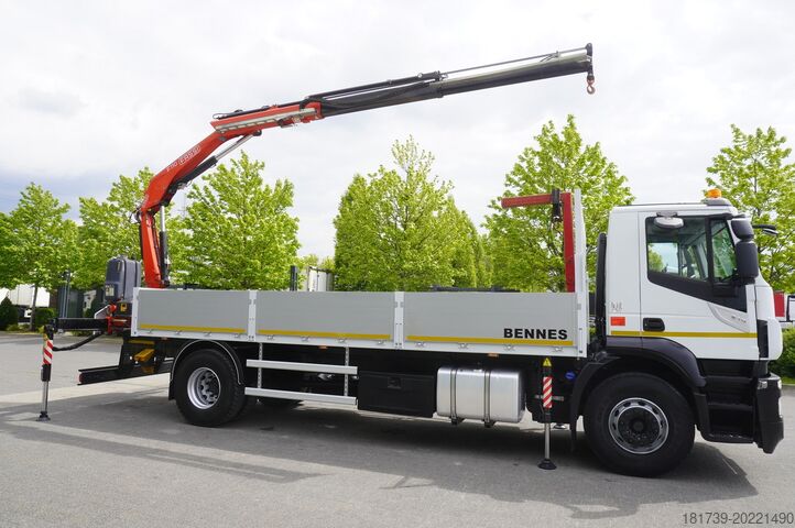 Plošina s jeřábem Iveco Stralis 310 / 34 tho km !!! / FASSI 4 t