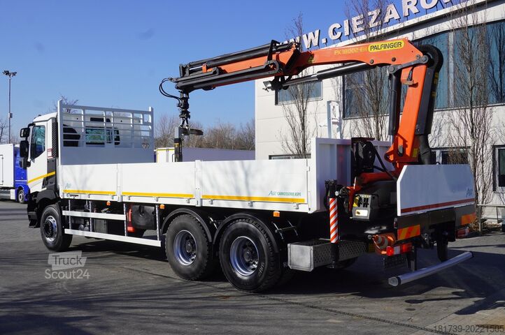 Platformă cu HDS Renault C380 / 6x4 / HDS Palfinger PK 18002-EH 6