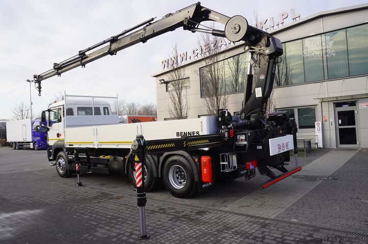 Široká strana s HDS MAN TGS 26.400/ HDS HIAB 244 EP-4 HIDUO 8.5t