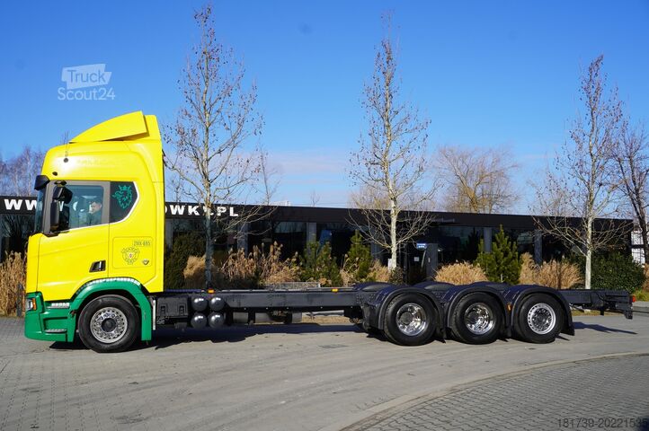 Eingebauter Rahmen SCANIA R650 V8 8x4/4 E6 / 2020 / frame 9.7 m