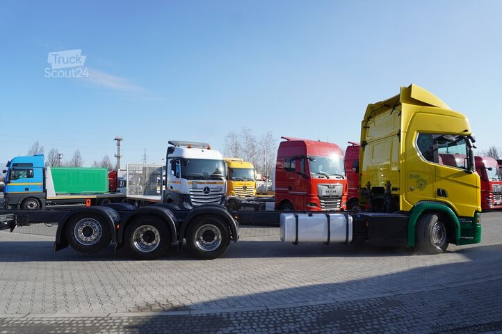 Eingebauter Rahmen SCANIA R650 V8 8x4/4 E6 / 2020 / frame 9.7 m