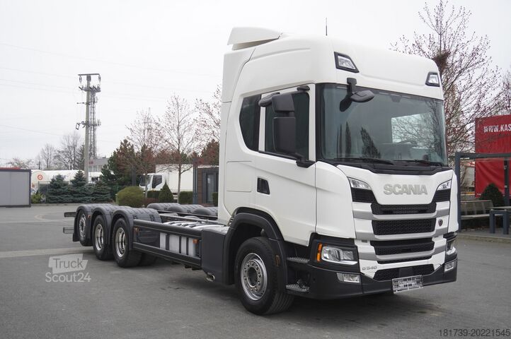 Șasiu SCANIA G540 8×4 / Chassis 8.7 m / Steered axle