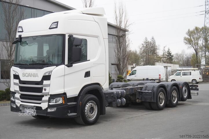 Şasi SCANIA G540 8×4 / Chassis 8.7 m / Steered axle