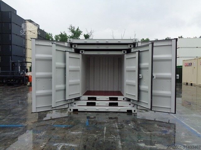 Sjöcontainer 10/ 8/6 Fuß Set Baucontainer / Lichtgrau Minicontainer/Containerset/Self Storage