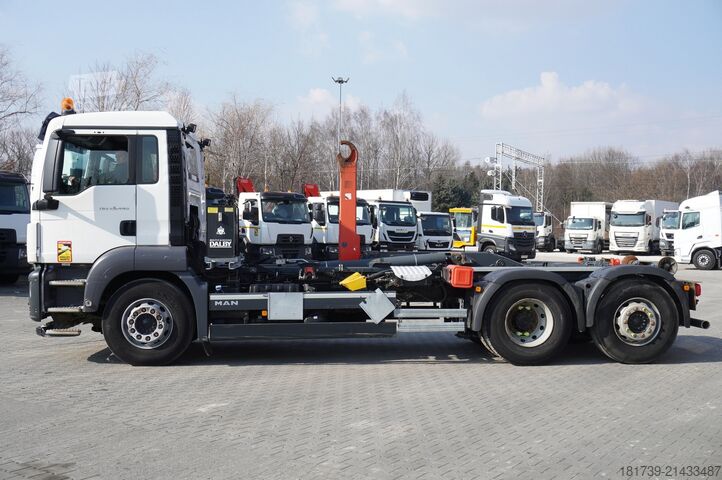 Hooker MAN TGS 26.440 6x2 E6/ Dalby hooklift 14.5 t