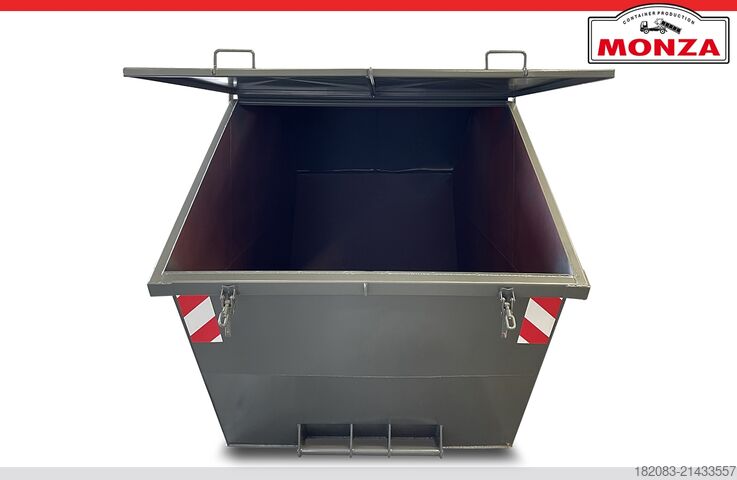 Contentor amovível Monza 7 m³ - Absetzmulde - Stahldeckel