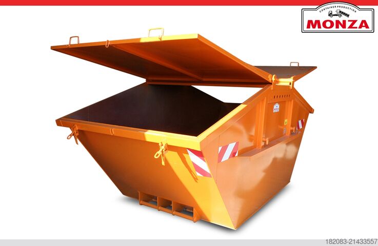 Contentor amovível Monza 7 m³ - Absetzmulde - Stahldeckel