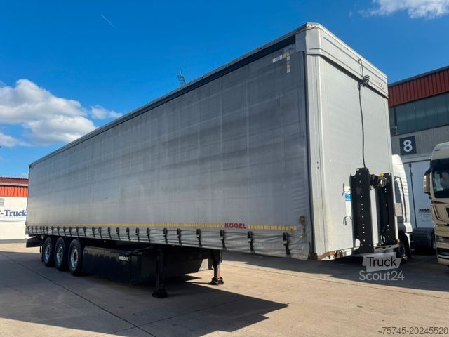 Naczepa otwarta z plandeką KÖGEL S 24-1 *  * SAF-ACHSEN * LIFTACHSE * TÜV *