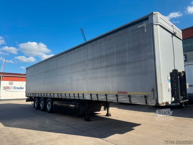 Naczepa otwarta z plandeką KÖGEL S 24-1 *  * SAF-ACHSEN * LIFTACHSE * TÜV *