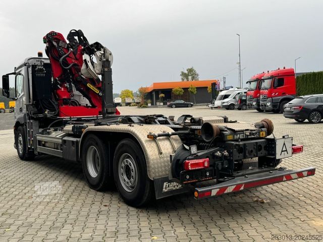 Camion scarrabile MERCEDES-BENZ ACTROS 2546 6x2 Abrollkip Kran Palfinger Q150Z95
