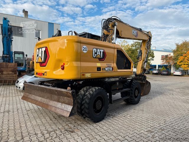 Ratinis ekskavatorius CATERPILLAR M318 NEW GEN OQ65 ZS Klima 180° TOP