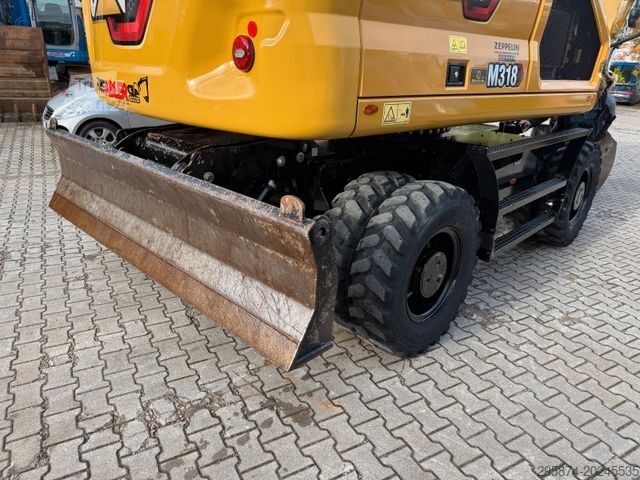 Ratinis ekskavatorius CATERPILLAR M318 NEW GEN OQ65 ZS Klima 180° TOP