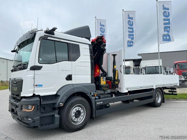 Autocamion cu destinație specială MAN TGS 18.470 BL/PK 14.502/Funk/6,20m Prit./ 9 tkm