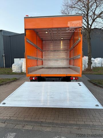 Camion bâché Mercedes-Benz ATEGO 823 - 69 TKm - LBW - EURO6 - 1. Hd