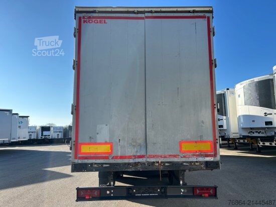 Otevřený návěs s plachtou KöGEL SN24 TAUTLINER, PALETTENKASTEN, SAF-ACHSEN