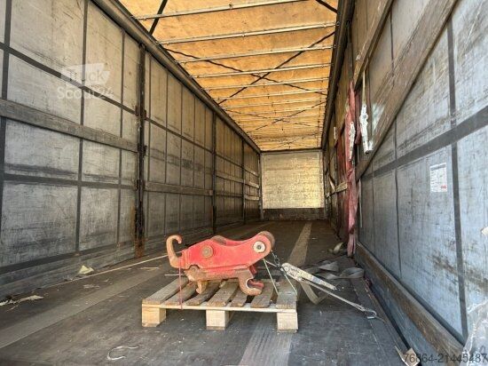 Otevřený návěs s plachtou KöGEL SN24 TAUTLINER, PALETTENKASTEN, SAF-ACHSEN