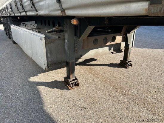 Otevřený návěs s plachtou KöGEL SN24 TAUTLINER, PALETTENKASTEN, SAF-ACHSEN