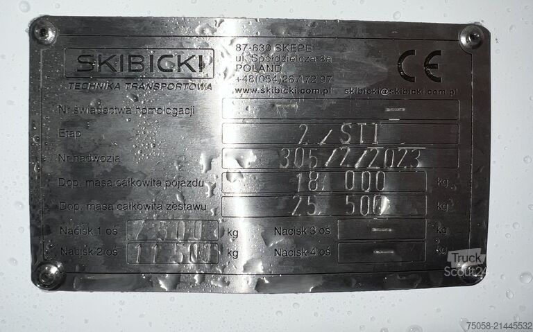 Dreiseitenkipper LKW Skibicki Kipper Aufbau - 3 Seiten Kipper