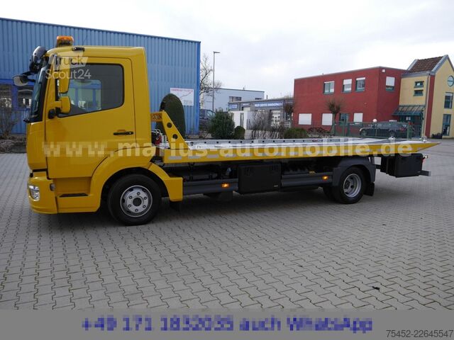 Автомобиль-фургон для перевозки автомобилей MERCEDES-BENZ Atego 818 Autotransporter/Schiebeplatea / Klima