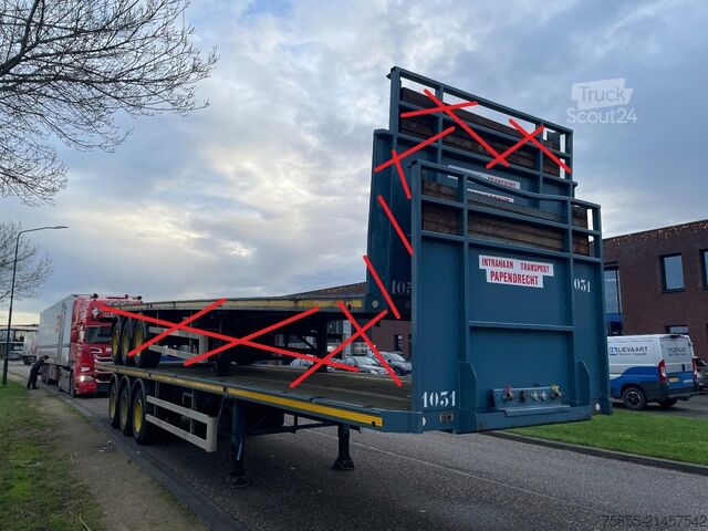 Boîte plate Haan 45 T Heavy Duty / Rungen-Potholes /BPW / 2x Lif...