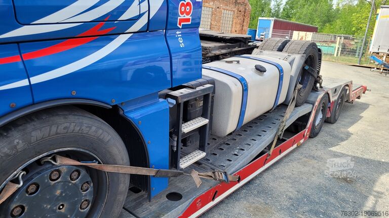 Tractocamión de volumen MAN 18.440 XXL Hubkupplung 2 Tank Standklima
