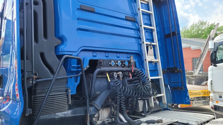 Tractocamión de volumen MAN 18.440 XXL Hubkupplung 2 Tank Standklima