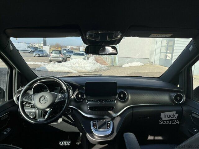 Mikroautobusas Mercedes-Benz V 300 d 4M AE Lang AMG STANDHZG+AHZV+DISTR+360Navi