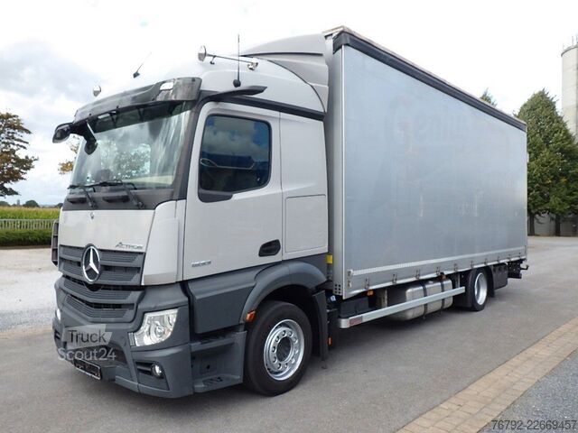 Вантажівка з відкритою платформою MERCEDES-BENZ 1833 LnR L-Fhs./Pritsche 7,35m/LBW 2to/Vollluftg