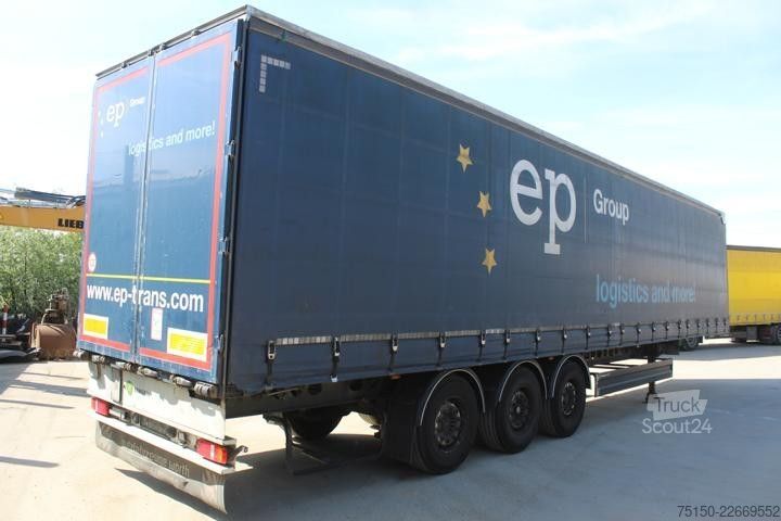 Otevřený návěs s plachtou BERGER SAPL 24 LTCN Tautliner COIL - SAF Achse Nr.: 405