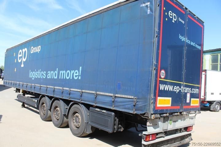 Otevřený návěs s plachtou BERGER SAPL 24 LTCN Tautliner COIL - SAF Achse Nr.: 405